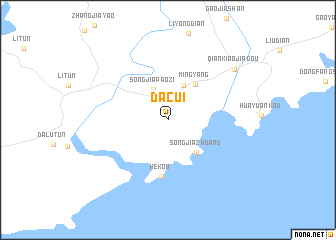 map of Dacui