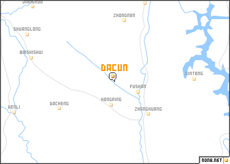 map of Dacun