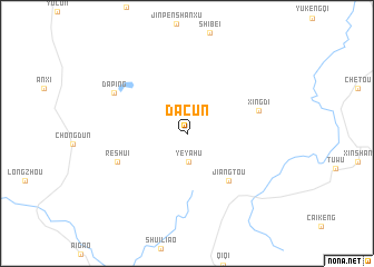 map of Dacun