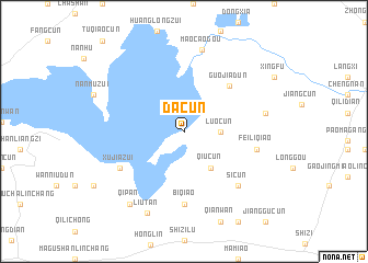 map of Dacun