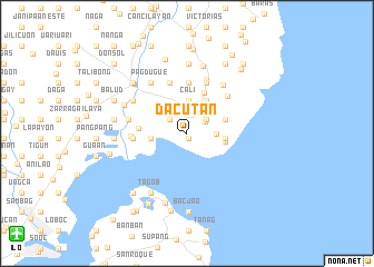 map of Dacutan