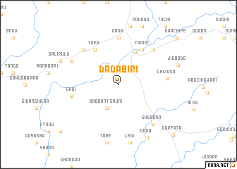 map of Dadabiri