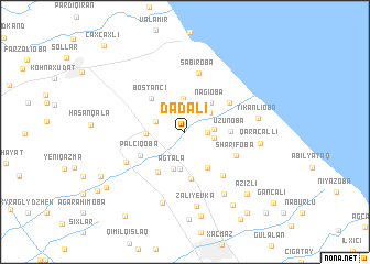 map of Dǝdǝli