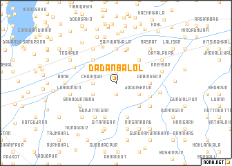 map of Dādan Balol