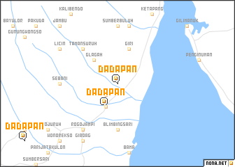 map of Dadapan