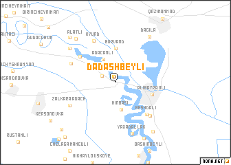 map of Dadashbeyli