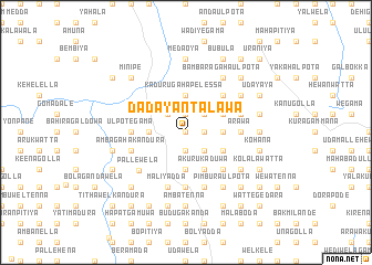 map of Dadayantalawa