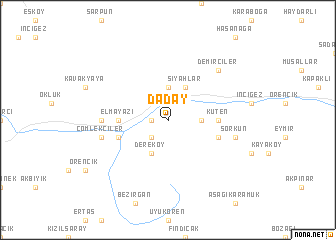 map of Daday