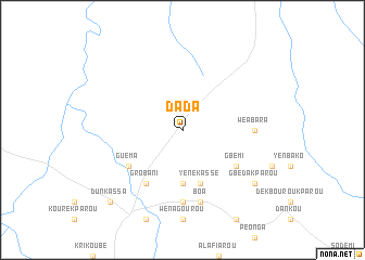 map of Dada