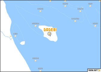 map of Dadebi