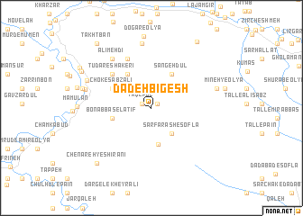 map of Dadeh Bīgesh