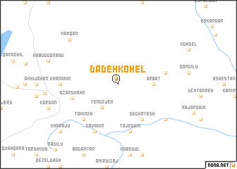 map of Dadeh Kohel