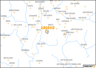 map of Dadeko