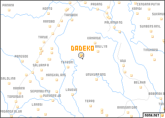 map of Dadeko