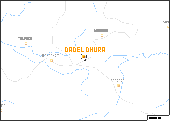 map of Dadeldhurā