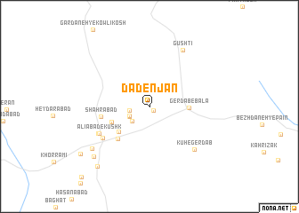 map of Dādenjān