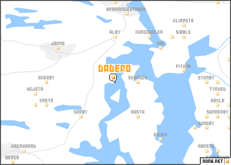 map of Dåderö