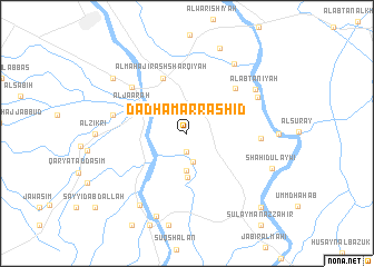 map of Dadham ar Rāshid