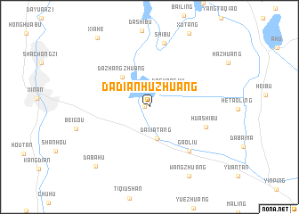 map of Dadianhuzhuang