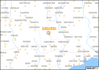 map of Dadiasi