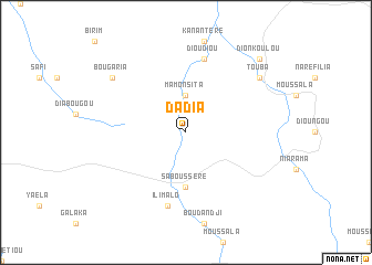 map of Dadia