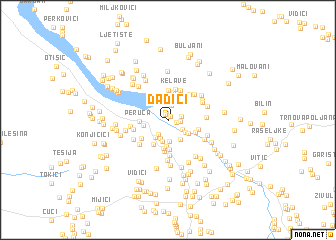 map of Dadići