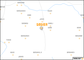 map of Dadiem
