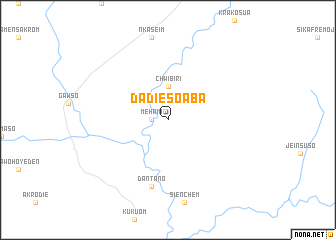 map of Dadiesoaba