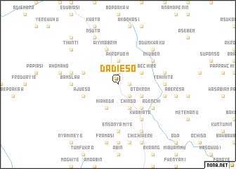 map of Dadieso
