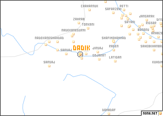 map of Dadīk