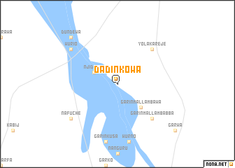 map of Dadin Kowa