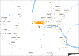 map of Dadin Kowa