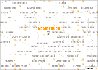 map of Dadin Tamro