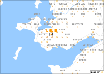 map of Dadín