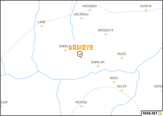 map of Dadioye