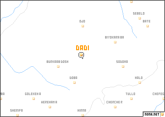 map of Dadī