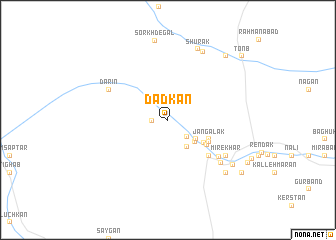 map of Dādkān