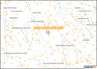 map of Dād Khān Jarwār