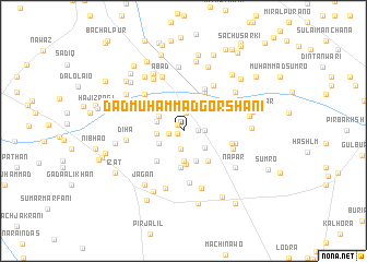 map of Dād Muhammad Gorshāni