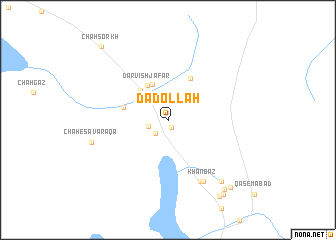 map of Dādollāh