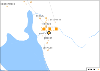 map of Dādollāh