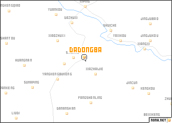 map of Dadongba