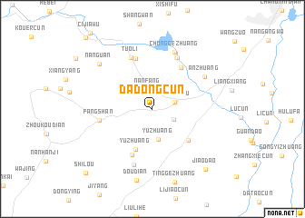 map of Dadongcun