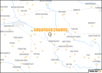 map of Dadonggezhuang