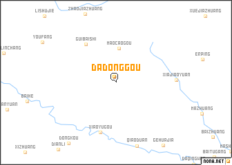 map of Dadonggou