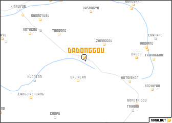 map of Dadonggou
