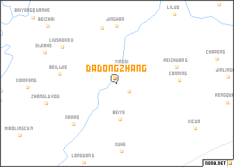 map of Dadongzhang