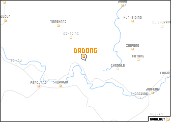 map of Dadong