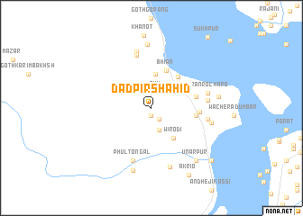 map of Dād Pīr Shahīd