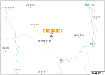 map of Daduanzi